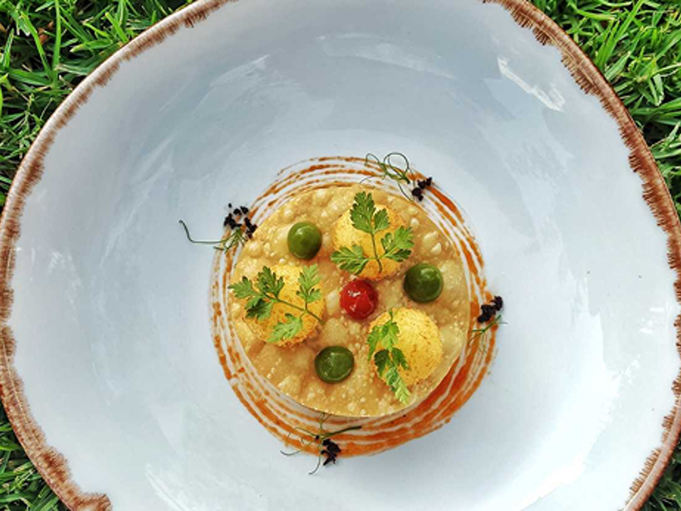 Hortopita with Feta & Katsochiri Fritters 