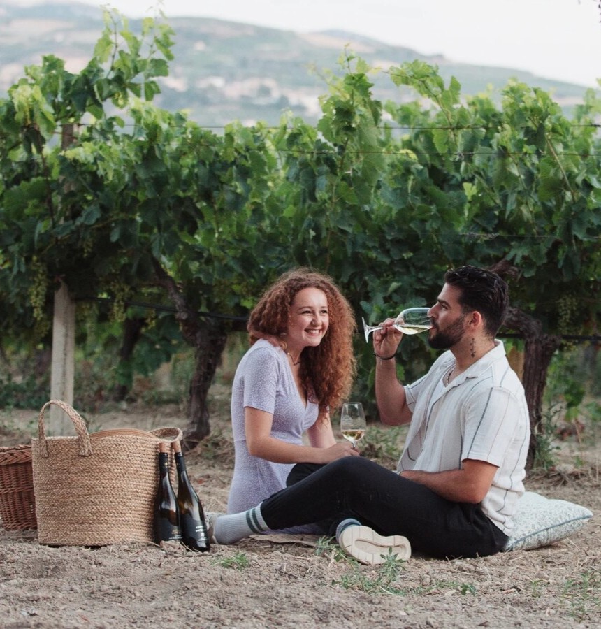 Privates Picknick im Weinberg bei Dafnes